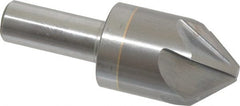 M.A. Ford - 1" Head Diam, 1/2" Shank Diam, 6 Flute 82° Solid Carbide Countersink - Industrial Tool & Supply