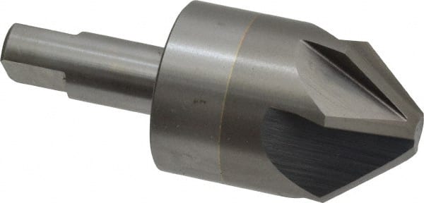 M.A. Ford - 1-1/4" Head Diam, 1/2" Shank Diam, 6 Flute 82° Solid Carbide Countersink - Industrial Tool & Supply