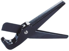 Made in USA - 1-1/4" Pipe Capacity, Tube & Pipe Cutter - Cuts Plastic Pipe and Hose, Use with 1-1/4 Inch Plastic Pipe - Industrial Tool & Supply