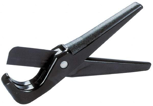 Made in USA - 1/8" to 1-5/8" Pipe Capacity, Tube Cutter - Cuts Plastic - Industrial Tool & Supply