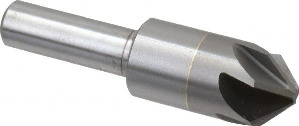 M.A. Ford - 5/8" Head Diam, 3/8" Shank Diam, 6 Flute 90° Solid Carbide Countersink - Industrial Tool & Supply