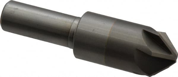 M.A. Ford - 3/4" Head Diam, 1/2" Shank Diam, 6 Flute 90° Solid Carbide Countersink - Industrial Tool & Supply