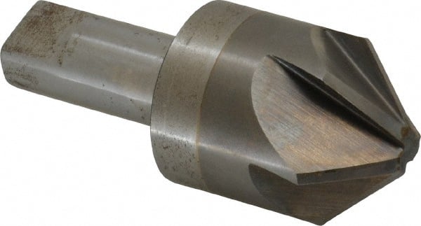 M.A. Ford - 1-1/2" Head Diam, 3/4" Shank Diam, 6 Flute 90° Solid Carbide Countersink - Industrial Tool & Supply