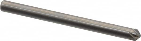 M.A. Ford - 1/8" Head Diam, 1/8" Shank Diam, 6 Flute 100° Solid Carbide Countersink - Industrial Tool & Supply