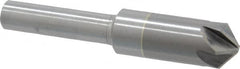 M.A. Ford - 3/8" Head Diam, 1/4" Shank Diam, 6 Flute 100° Solid Carbide Countersink - Industrial Tool & Supply