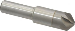 M.A. Ford - 1/2" Head Diam, 3/8" Shank Diam, 6 Flute 100° Solid Carbide Countersink - Industrial Tool & Supply
