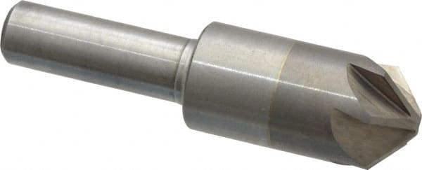 M.A. Ford - 5/8" Head Diam, 3/8" Shank Diam, 6 Flute 100° Solid Carbide Countersink - Industrial Tool & Supply