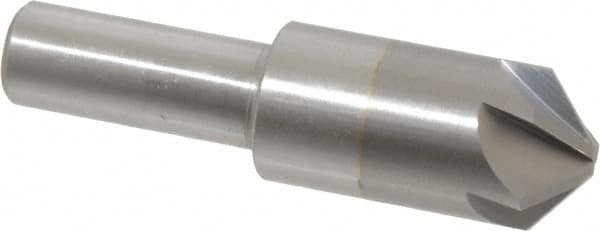 M.A. Ford - 3/4" Head Diam, 1/2" Shank Diam, 6 Flute 100° Solid Carbide Countersink - Industrial Tool & Supply
