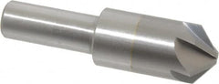 M.A. Ford - 3/4" Head Diam, 1/2" Shank Diam, 6 Flute 100° Solid Carbide Countersink - Industrial Tool & Supply
