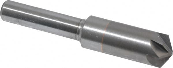 M.A. Ford - 3/8" Head Diam, 1/4" Shank Diam, 6 Flute 120° Solid Carbide Countersink - Industrial Tool & Supply
