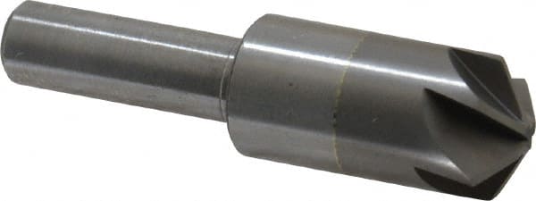M.A. Ford - 5/8" Head Diam, 3/8" Shank Diam, 6 Flute 120° Solid Carbide Countersink - Industrial Tool & Supply