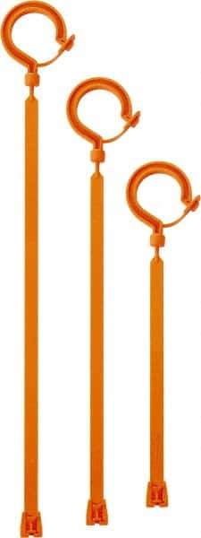 Ergodyne - 19.7" Tie Hook - Zip Tie Connection, Orange - Industrial Tool & Supply