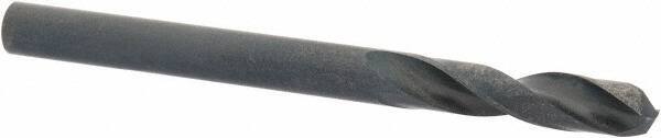 Guhring - #13 130° Spiral Flute Cobalt Screw Machine Drill Bit - Oxide Finish, Right Hand Cut, 24mm Flute Length, 58mm OAL, Standard Point, Straight Shank - Industrial Tool & Supply