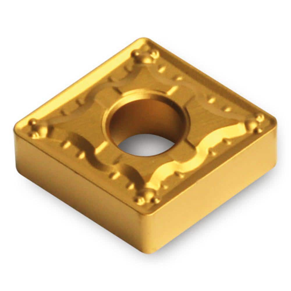 Turning Insert:  CNMG432PC TT9225,  Solid Carbide TiCN, Al2O3 & TiN Finish,  Neutral,  0.5080″ Long,  1/2″ Inscribed Circle,  0.0310″ Corner Radius,  80.0 &deg N/A Diamond,  Series  CNMG