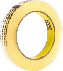 3M - 72 Yd Acrylic Adhesive Double Sided Tape - 3.5 mil Thick, UPVC Liner - Industrial Tool & Supply