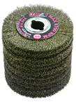 4 x 2-3/4 x 5/8-11" Stainless Steel wire .020 - Wire Brush for Right Angle Grinders - Industrial Tool & Supply