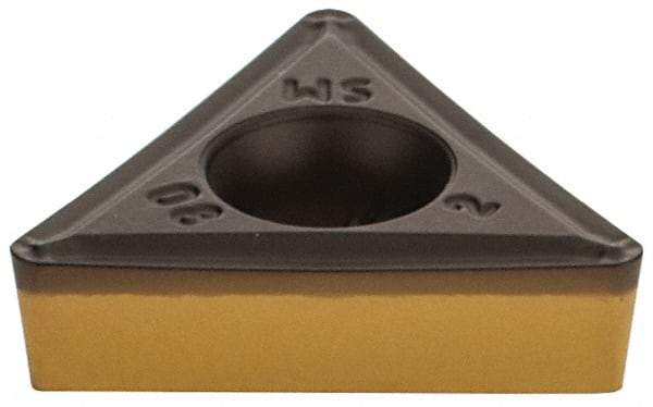 Iscar - TCMT3-2 SM Grade IC8150 Carbide Turning Insert - TiCN/Al2O3 Finish, 60° Triangle, 3/8" Inscr Circle, 5/32" Thick, 1/32" Corner Radius - Industrial Tool & Supply