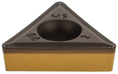 Iscar - TCMT3-2 SM Grade IC8150 Carbide Turning Insert - TiCN/Al2O3 Finish, 60° Triangle, 3/8" Inscr Circle, 5/32" Thick, 1/32" Corner Radius - Industrial Tool & Supply