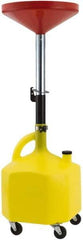 Proto - 8 Gal Lift Oil Drain Can - Multi Color, 15" Long Hose, 48-1/2" High - Industrial Tool & Supply