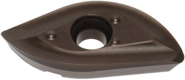 Seco - 218.20160 ME08 Grade MM4500 Carbide Milling Insert - TiCN/Al2O3 Finish, 0.252" Thick, 1/2" Inscribed Circle, 0.63" Corner Radius - Industrial Tool & Supply