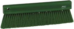 Vikan - Polyester Counter Brush - 2" Bristle Length, 11" Long x 1-1/4" Wide Head, Green - Industrial Tool & Supply
