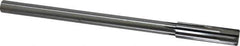 Made in USA - 35/64" Carbide-Tipped 6 Flute Chucking Reamer - Straight Flute, Straight Shank, 2" Flute Length, 8" OAL - Industrial Tool & Supply