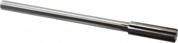 Made in USA - 19/32" Carbide-Tipped 6 Flute Chucking Reamer - Industrial Tool & Supply