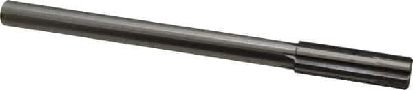 Made in USA - 49/64" Carbide-Tipped 6 Flute Chucking Reamer - Straight Flute, Straight Shank, 2-1/2" Flute Length, 9-1/2" OAL - Industrial Tool & Supply