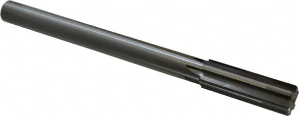Made in USA - 57/64" Carbide-Tipped 6 Flute Chucking Reamer - Industrial Tool & Supply