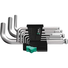 Wera - Hex Key Sets Tool Type: Hex Handle Type: L-Key Long Arm - Industrial Tool & Supply