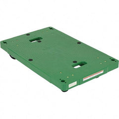 Vestil - 500 Lb Capacity Plastic Dolly - 33" Long x 21" Wide - Industrial Tool & Supply