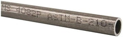 Made in USA - 6' Long, 5/16" OD, 6061-T6 Aluminum Tube - 0.035" Wall Thickness - Industrial Tool & Supply