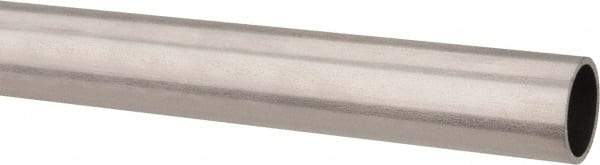 Made in USA - 6' Long, 3/4" OD, 6061-T6 Aluminum Tube - 0.049" Wall Thickness - Industrial Tool & Supply