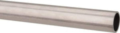 Made in USA - 6' Long, 3/4" OD, 6061-T6 Aluminum Tube - 0.049" Wall Thickness - Industrial Tool & Supply