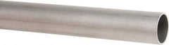 Made in USA - 6' Long, 1" OD, 6061-T6 Aluminum Tube - 0.049" Wall Thickness - Industrial Tool & Supply