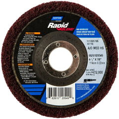 Norton - 4-1/2" Diam, Medium Grade, Aluminum Oxide Deburring Disc - Industrial Tool & Supply