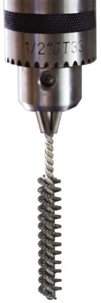 Brush Research Mfg. - 1-1/8" to 1-1/4" Bore Diam, Diamond Flexible Hone - Extra Fine, 8" OAL - Industrial Tool & Supply