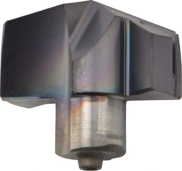 Iscar - Series ICP, 19.81mm Diam Grade IC908 140° Replaceable Drill Tip - Carbide, TiAlN Finish, 19 Seat Size - Industrial Tool & Supply