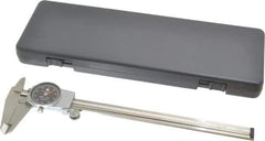 TESA Brown & Sharpe - 0" to 8" Range, 0.001" Graduation, 0.1" per Revolution, Dial Caliper - Black Face, 1.9" Jaw Length - Industrial Tool & Supply