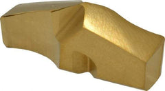 Guhring - Series 1047, 13/16" Diam 140° Replaceable Drill Tip - Carbide, TiN Finish, 2.1 Seat Size, Through Coolant - Industrial Tool & Supply