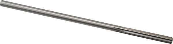 Made in USA - #1 Cobalt 6 Flute Chucking Reamer - Straight Flute, 0.2173" Straight Shank, 1-1/2" Flute Length, 6" OAL - Industrial Tool & Supply