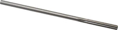 Made in USA - #1 Cobalt 6 Flute Chucking Reamer - Straight Flute, 0.2173" Straight Shank, 1-1/2" Flute Length, 6" OAL - Industrial Tool & Supply