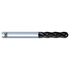 3/16" Dia. - 2" OAL - Diamond CBD - Ball End SE EM - 4 FL - Industrial Tool & Supply