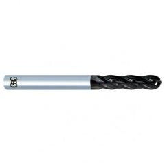 3/16" Dia. - 2" OAL - Diamond CBD - Ball End SE EM - 4 FL - Industrial Tool & Supply