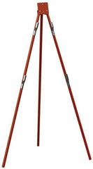 NMC - Tripod Traffic Sign Stand - Aluminum, Compatible with 48" High x 48" Wide Signs - Industrial Tool & Supply