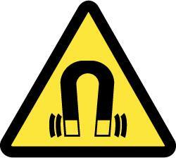 NMC - ISO Label - Black & Yellow, 4" Long x 4" High, Sign Muscle Finish - Industrial Tool & Supply