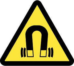 NMC - ISO Label - Black & Yellow, 4" Long x 4" High, Sign Muscle Finish - Industrial Tool & Supply