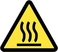 NMC - ISO Label - Black & Yellow, 4" Long x 4" High, Sign Muscle Finish - Industrial Tool & Supply