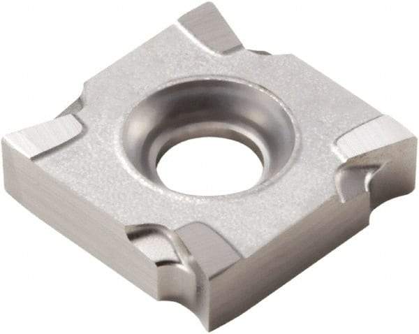 Seco - SNHQ120302 E05 Grade H25 Carbide Milling Insert - Uncoated, 0.127" Thick, 1/2" Inscribed Circle, 0.008" Corner Radius - Industrial Tool & Supply