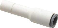 Parker - 1/4 x 5/16" OD, Bio-Sourced Nylon 11 Push-to-Connect Plug-In Reducer - 230 Max psi, 5/16" Stem Diam, White - Industrial Tool & Supply